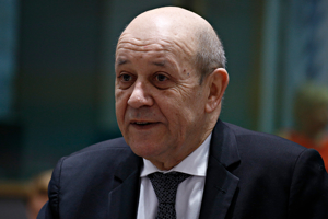 French Foreign Minister Jean-Yves Le Drian