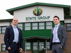 STATS Group Chief Operating Office Steven Byers (left) and Director of Operations Gary McDowall.