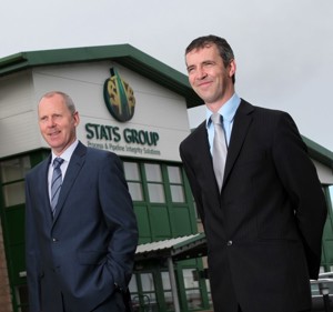 STATS (UK) Limited Chief Executive Officer Leigh Howarth, left, and Chairman and founder Pete Duguid